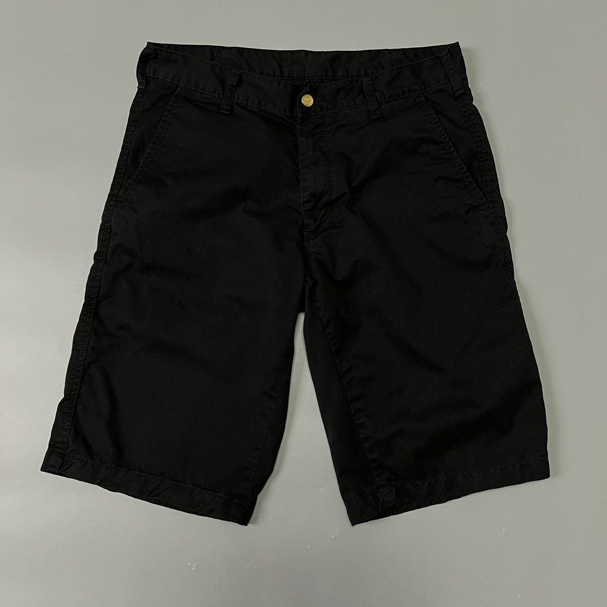 Carhartt × Carhartt Wip × Vintage Carhartt Presenter Bermuda y2k black shorts Size US 33 - 2 Thumbnail