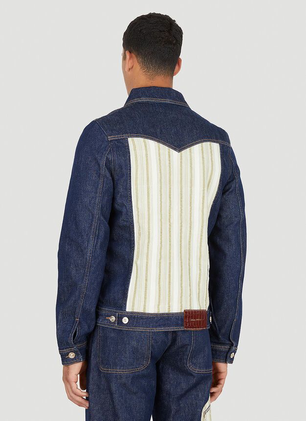 Wales Bonner BNWT AW22 WALES BONNER MILES DENIM JACKET 48 Size US M / EU 48-50 / 2 - 11 Thumbnail
