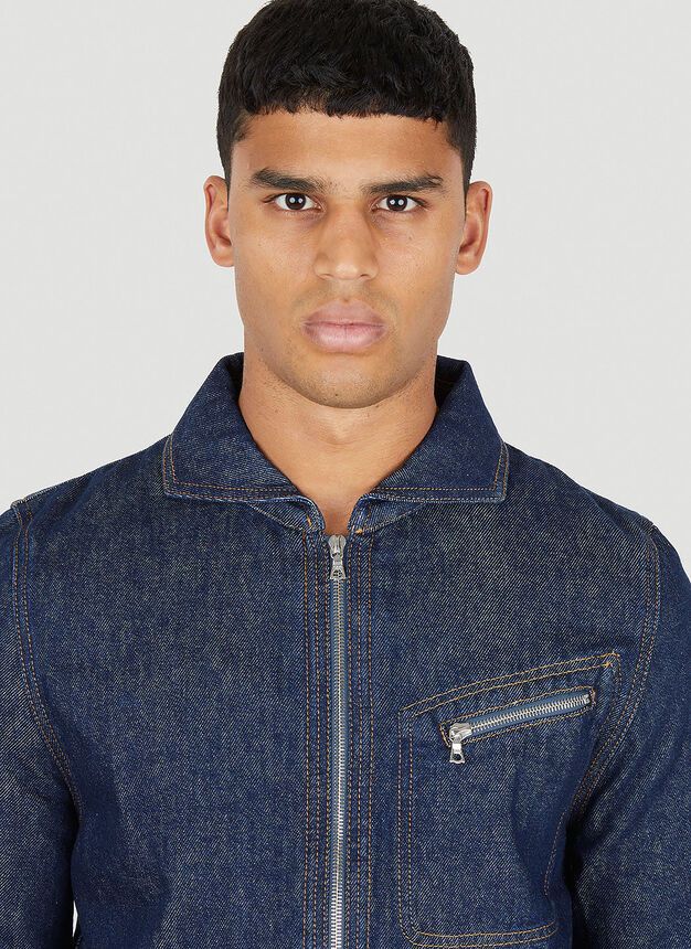 Wales Bonner BNWT AW22 WALES BONNER MILES DENIM JACKET 48 Size US M / EU 48-50 / 2 - 12 Thumbnail