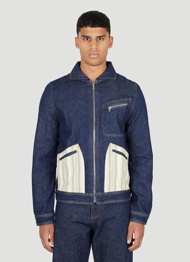 Wales Bonner BNWT AW22 WALES BONNER MILES DENIM JACKET 48 Size US M / EU 48-50 / 2 - 1 Thumbnail