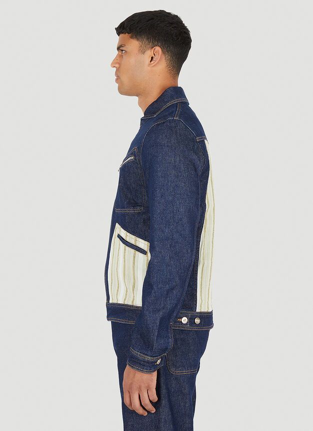 Wales Bonner BNWT AW22 WALES BONNER MILES DENIM JACKET 48 Size US M / EU 48-50 / 2 - 10 Thumbnail