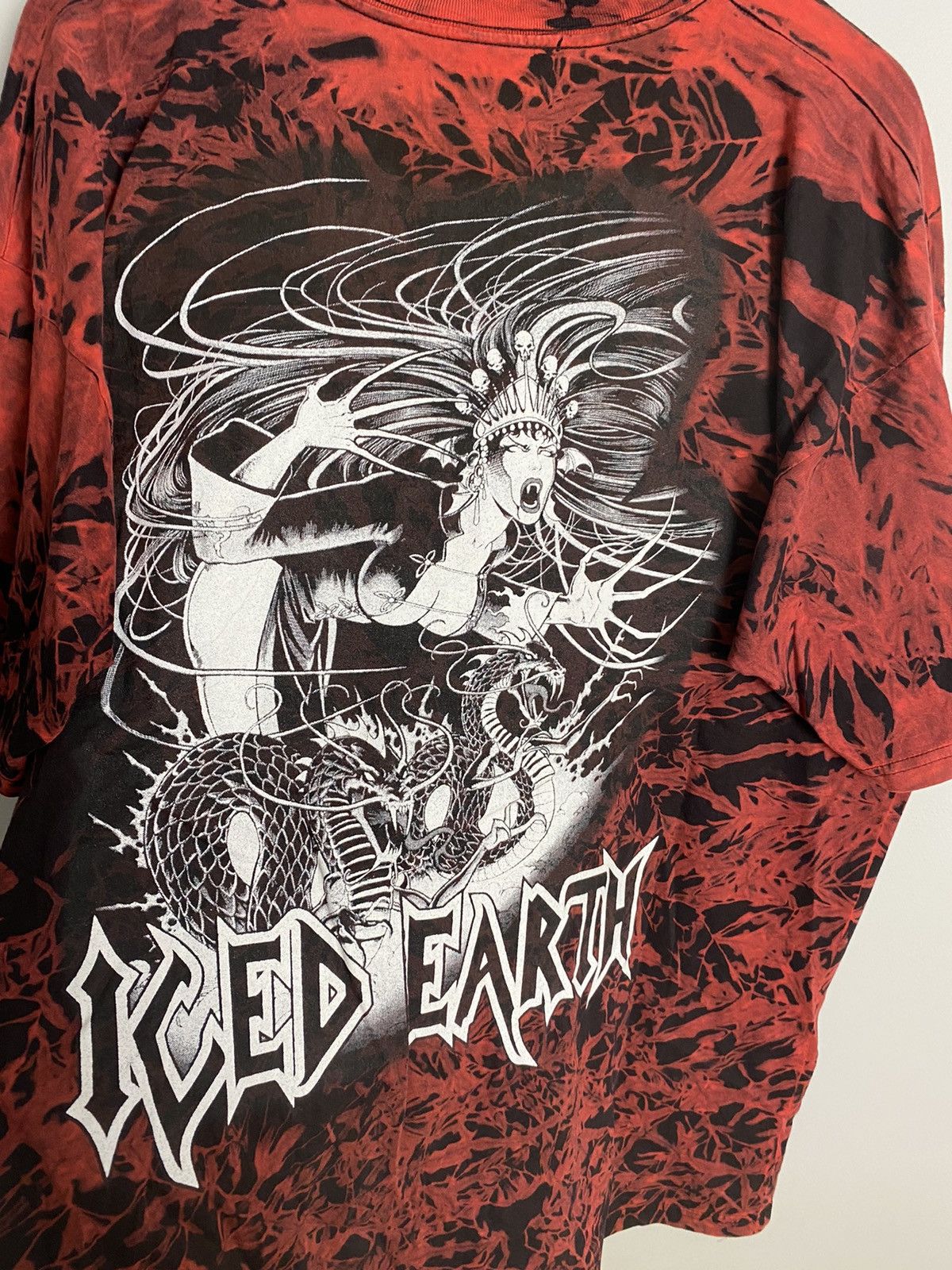Band Tees Iced Earth 1997 Days Of Purgatory Vintage Metal Band Tee Size US XL / EU 56 / 4 - 3 Thumbnail