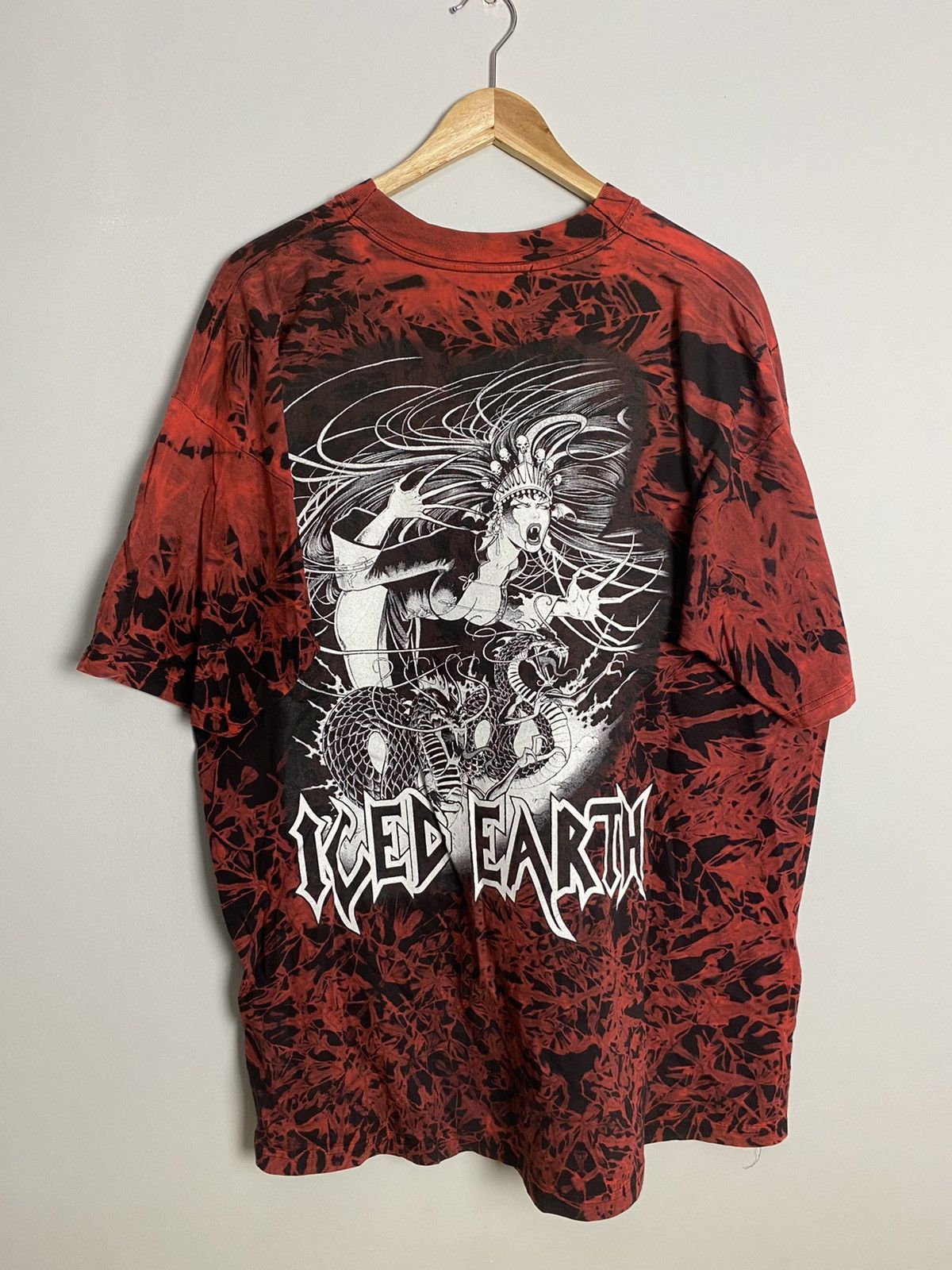 Band Tees Iced Earth 1997 Days Of Purgatory Vintage Metal Band Tee Size US XL / EU 56 / 4 - 2 Thumbnail