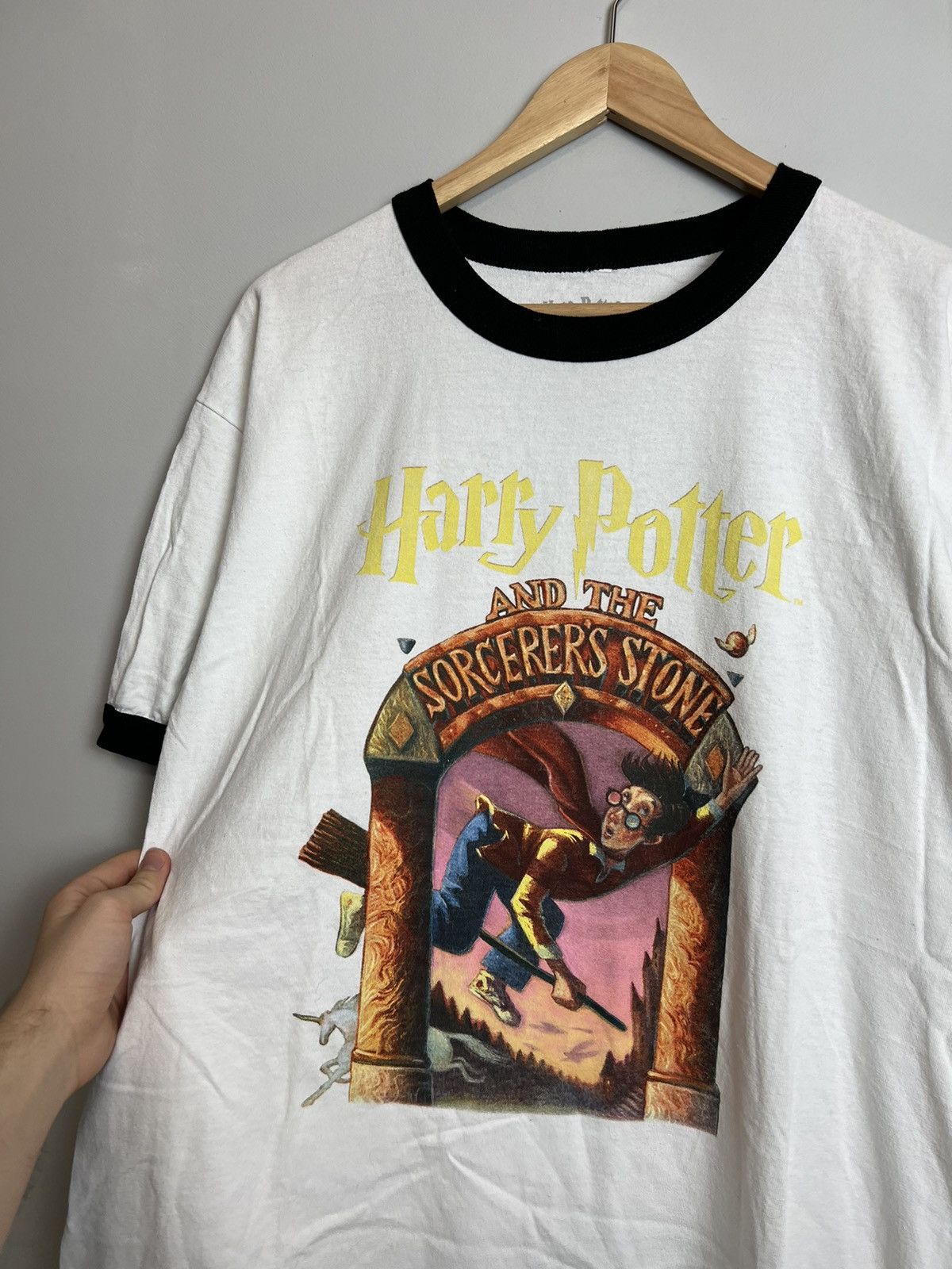 Vintage GRAIL🔥Vintage Harry Potter Sorcerers Stone Movie 00s Shirt Size US L / EU 52-54 / 3 - 2 Thumbnail