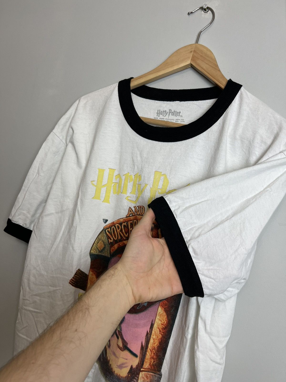 Vintage GRAIL🔥Vintage Harry Potter Sorcerers Stone Movie 00s Shirt Size US L / EU 52-54 / 3 - 3 Thumbnail