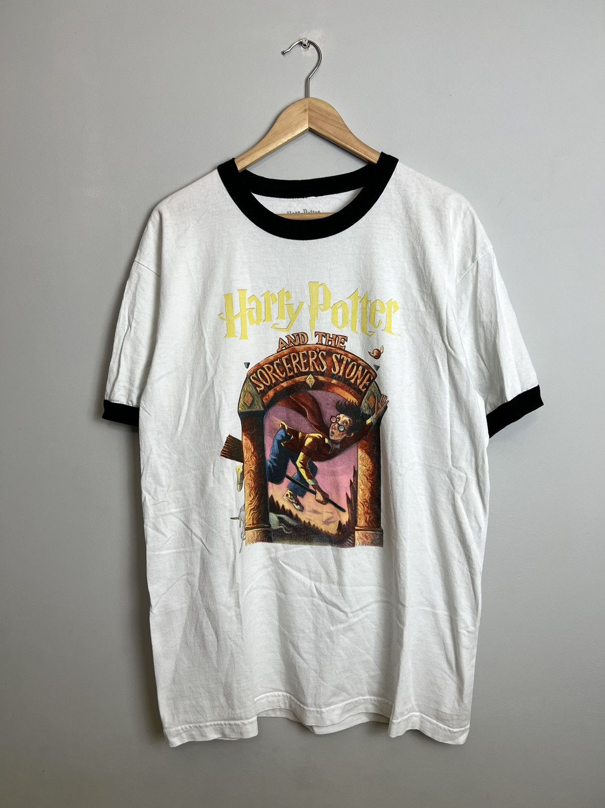 Vintage GRAIL🔥Vintage Harry Potter Sorcerers Stone Movie 00s Shirt Size US L / EU 52-54 / 3 - 1 Thumbnail