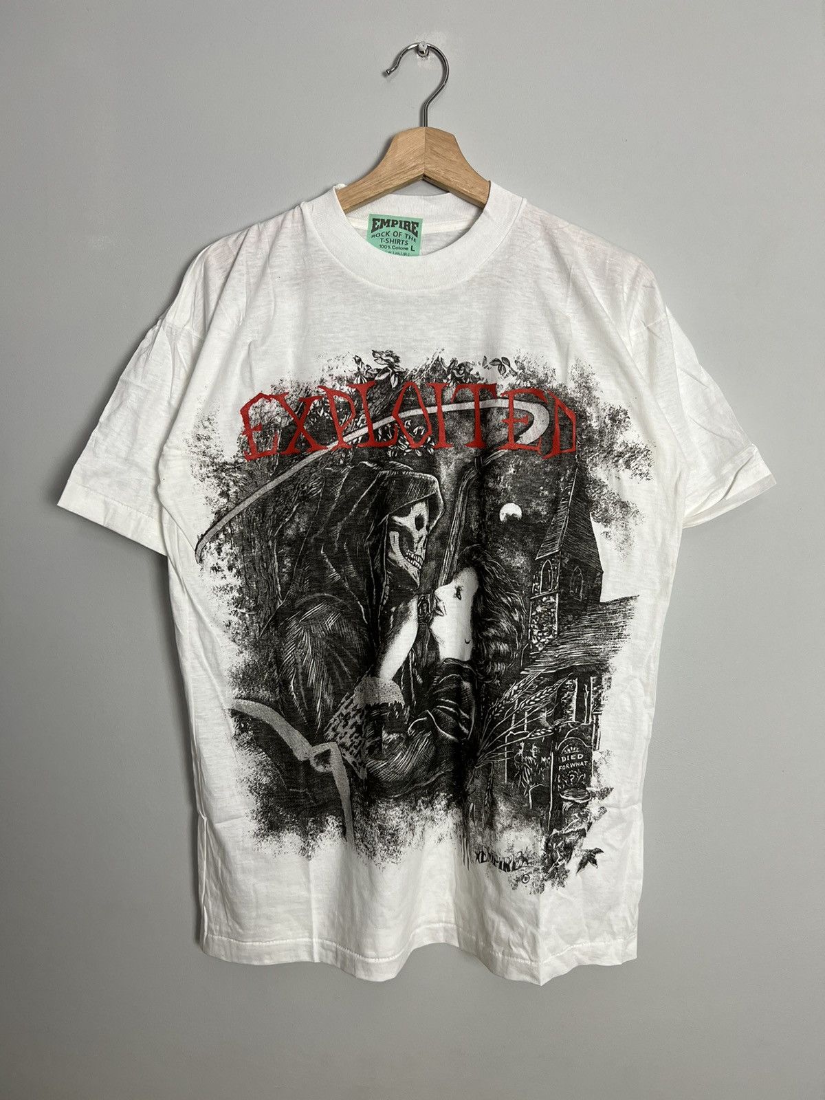 Vintage Vintage 90’s The Exploited T-Shirt Punk Band Tshirt Hype Size US L / EU 52-54 / 3 - 1 Thumbnail