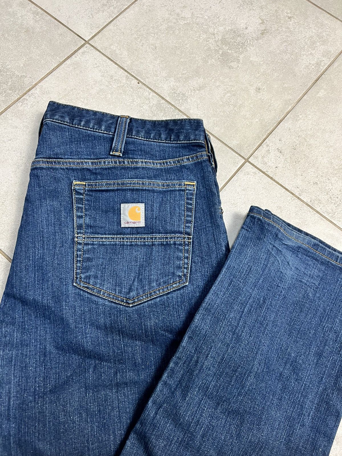 Carhartt Vintage Carhartt Denim Pants 38x32 Workwear Hype Size US 38 / EU 54 - 4 Thumbnail
