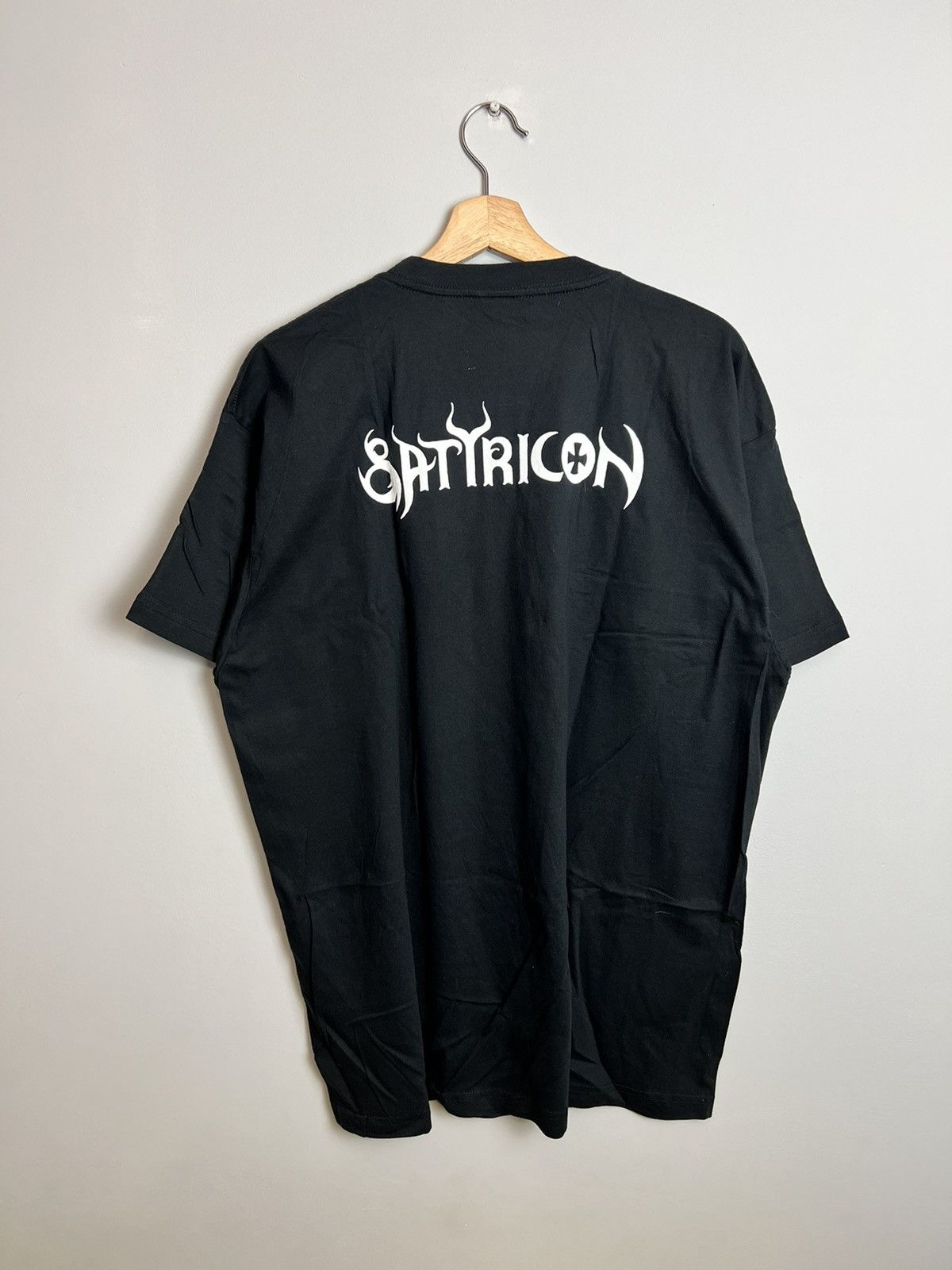 Band Tees Vintage Y2K Satyricon Black Metal Band T Shirt Size US XXL / EU 58 / 5 - 2 Thumbnail