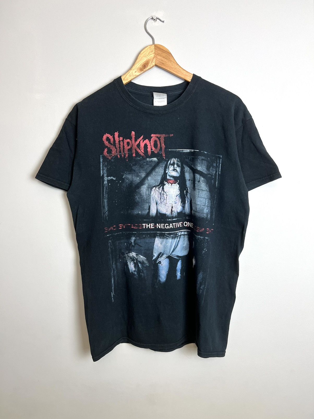 Band Tees Rare 00s Vintage Slipknot The Negative One Numetal Band Tee Size US M / EU 48-50 / 2 - 1 Thumbnail