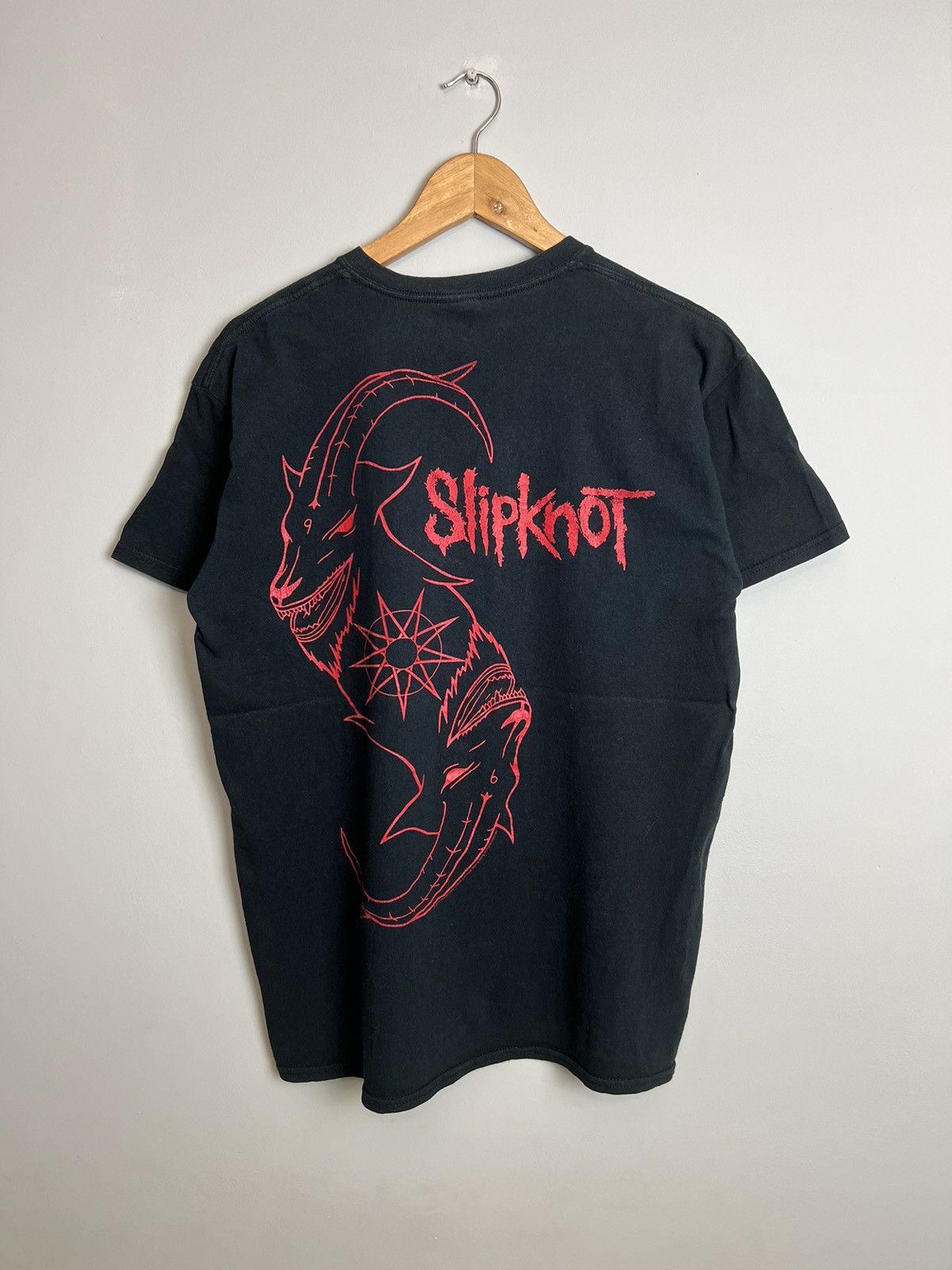 Band Tees Rare 00s Vintage Slipknot The Negative One Numetal Band Tee Size US M / EU 48-50 / 2 - 2 Thumbnail