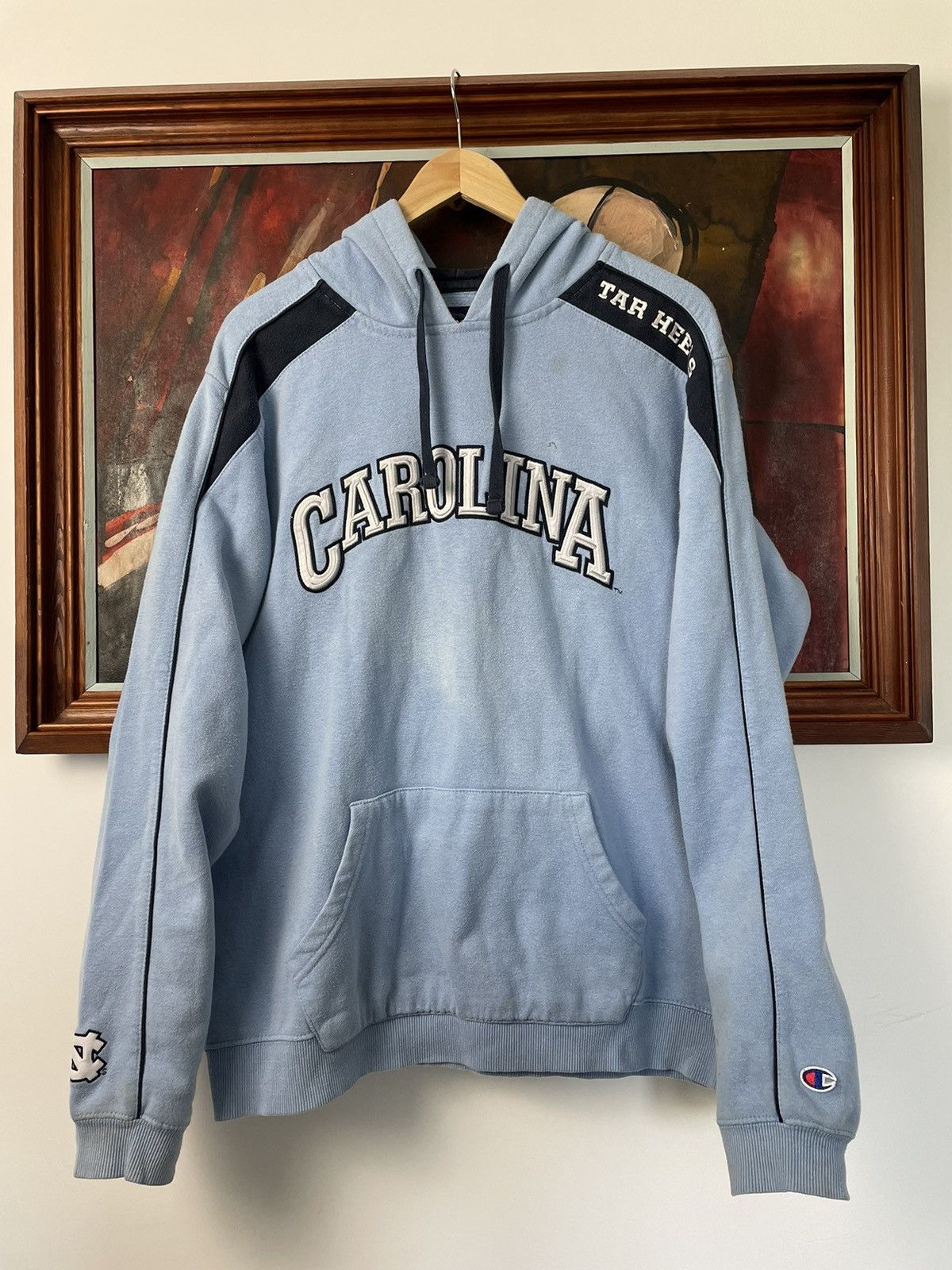 Champion Vintage Champion North Carolina UNC Tar Heels Hoodie Size US M / EU 48-50 / 2 - 1 Thumbnail