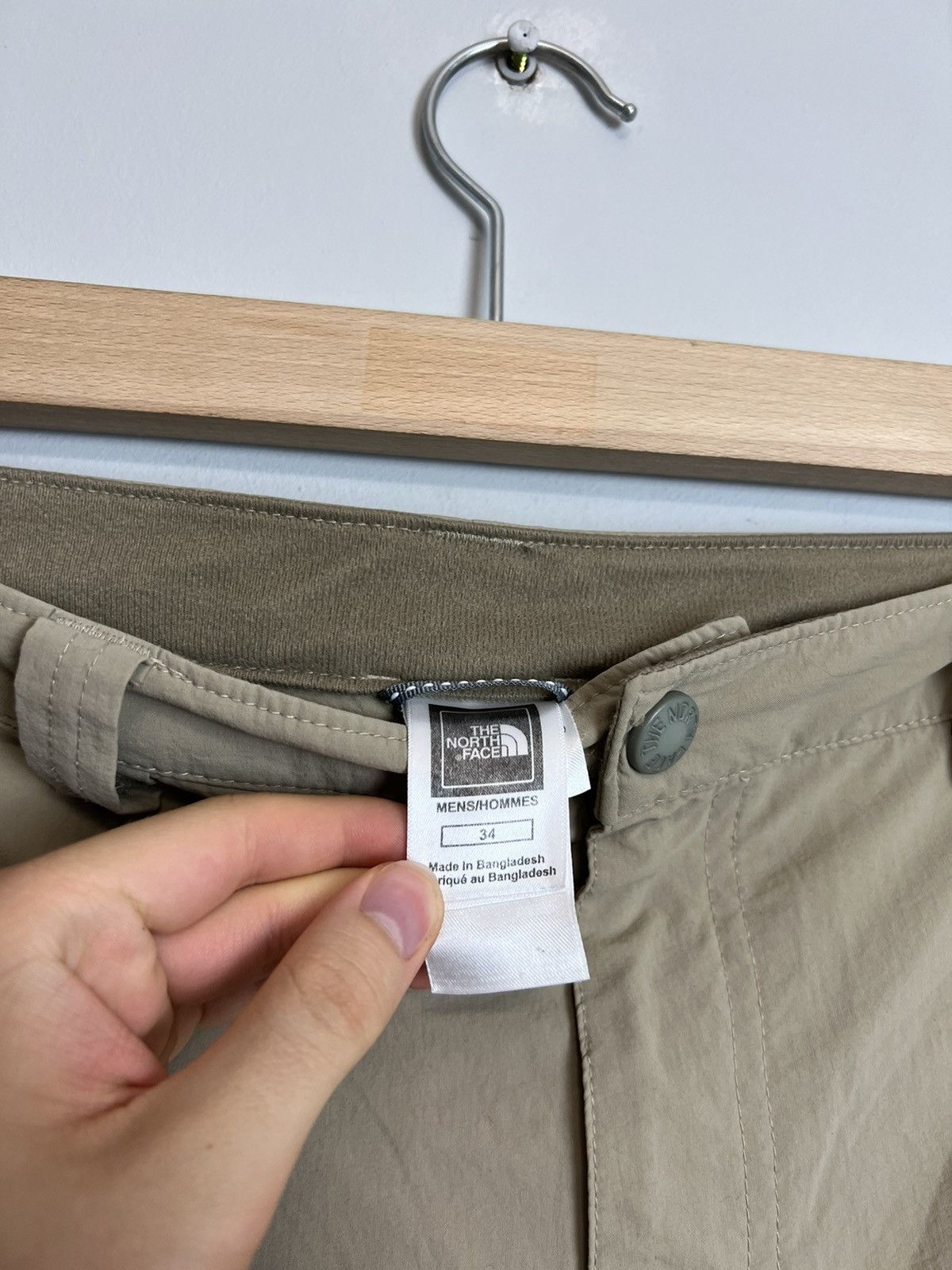 The North Face Rare Vintage Beige North Face Logo Pants Mountains Size US 34 / EU 50 - 6 Thumbnail