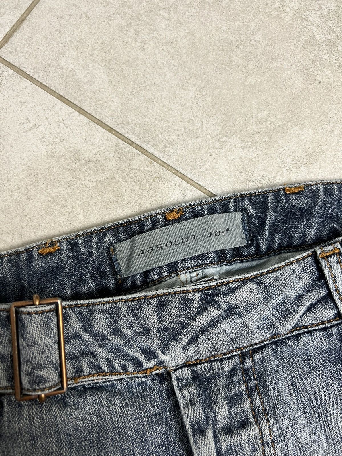 Absolut Joy Rare Absolut Joy Avant Garde Biker Denim Pants Balmain Vibe Size US 36 / EU 52 - 6 Thumbnail