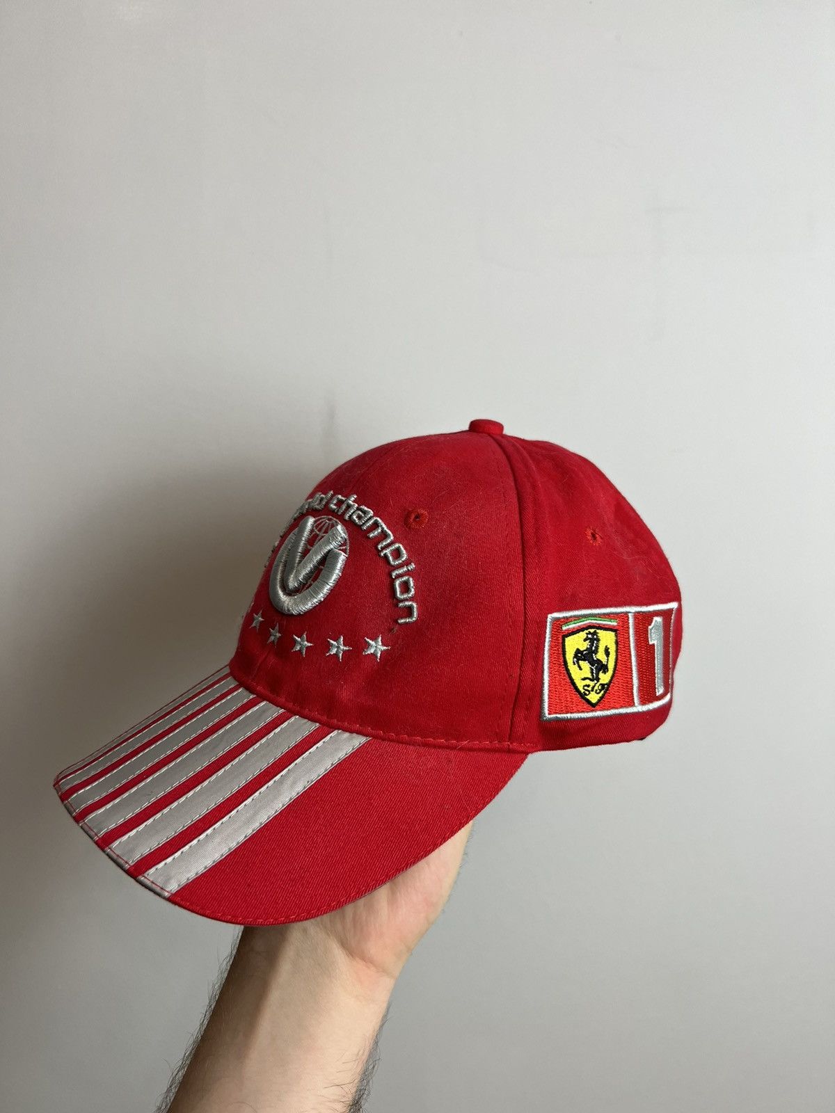 Ferrari Vintage Michael Schumacher Signature Red cap Size ONE SIZE - 3 Thumbnail
