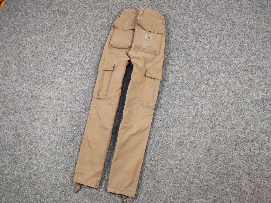 Carhartt Vintage Carhartt Wip Beige Cargo Thrift Pants Travis Style Size US 32 / EU 48 - 2 Thumbnail