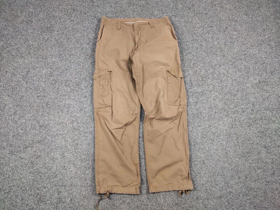 Carhartt Vintage Carhartt Wip Beige Cargo Thrift Pants Travis Style Size US 32 / EU 48 - 5 Thumbnail