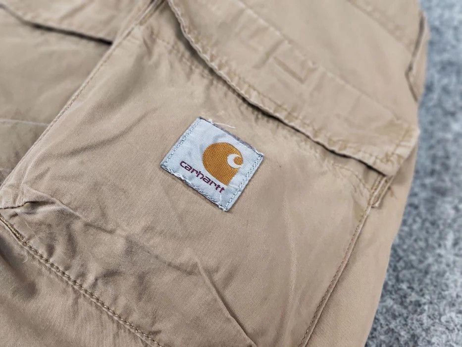 Carhartt Vintage Carhartt Wip Beige Cargo Thrift Pants Travis Style Size US 32 / EU 48 - 9 Thumbnail