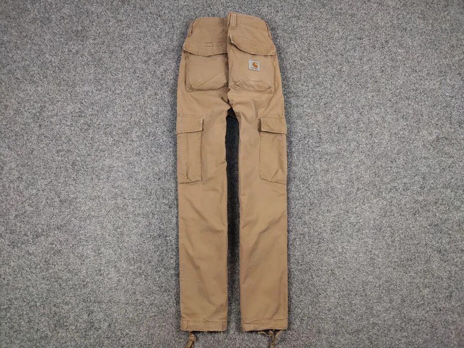 Carhartt Vintage Carhartt Wip Beige Cargo Thrift Pants Travis Style Size US 32 / EU 48 - 1 Thumbnail