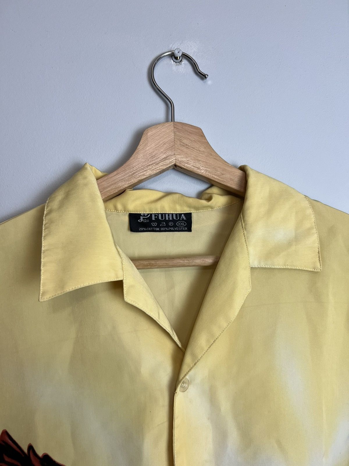 Japanese Brand Vintage Y2k Dragon Drip Button Up Rare Shirt Like Prada Hype Size US XXL / EU 58 / 5 - 3 Thumbnail