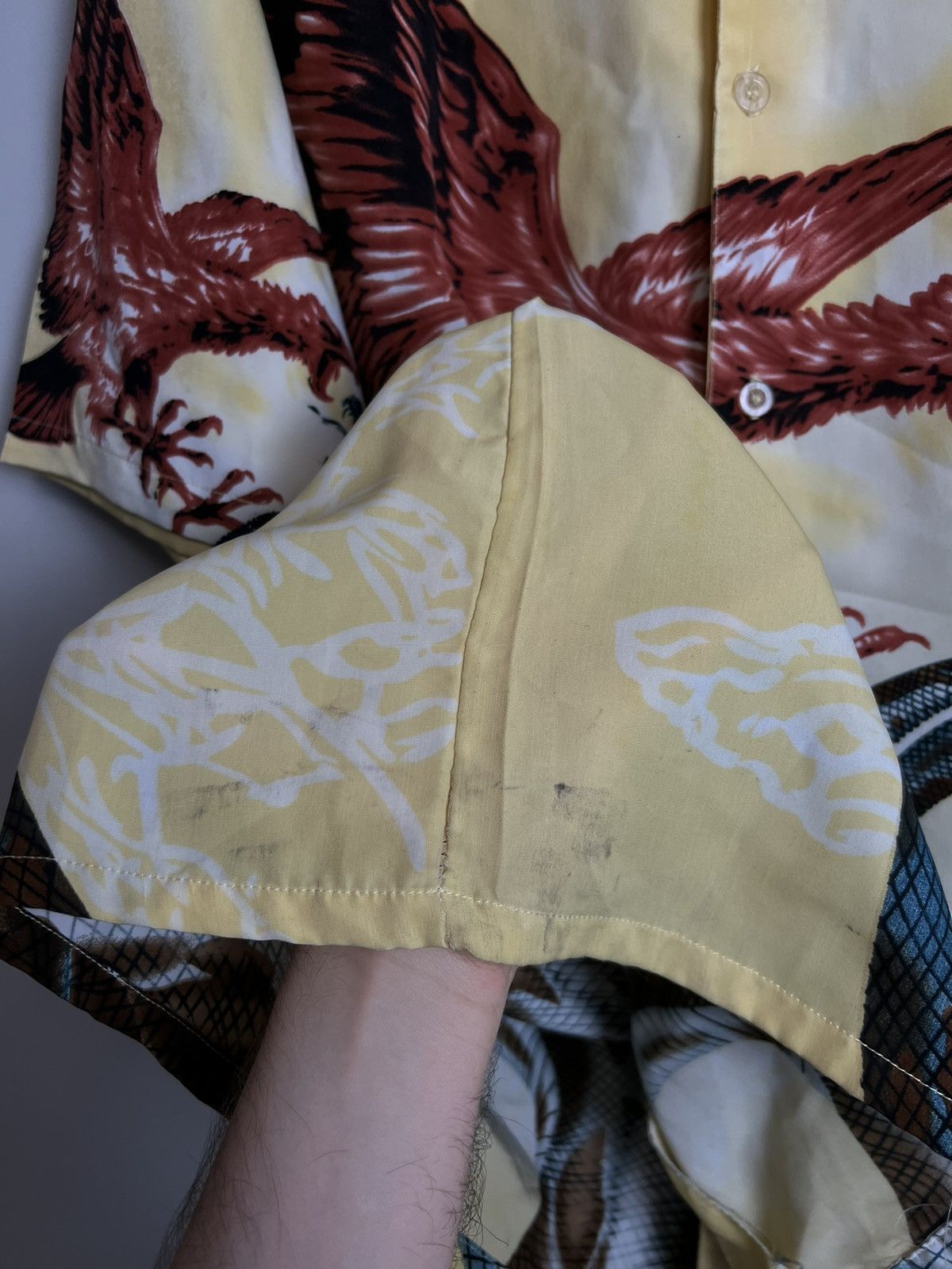 Japanese Brand Vintage Y2k Dragon Drip Button Up Rare Shirt Like Prada Hype Size US XXL / EU 58 / 5 - 5 Thumbnail