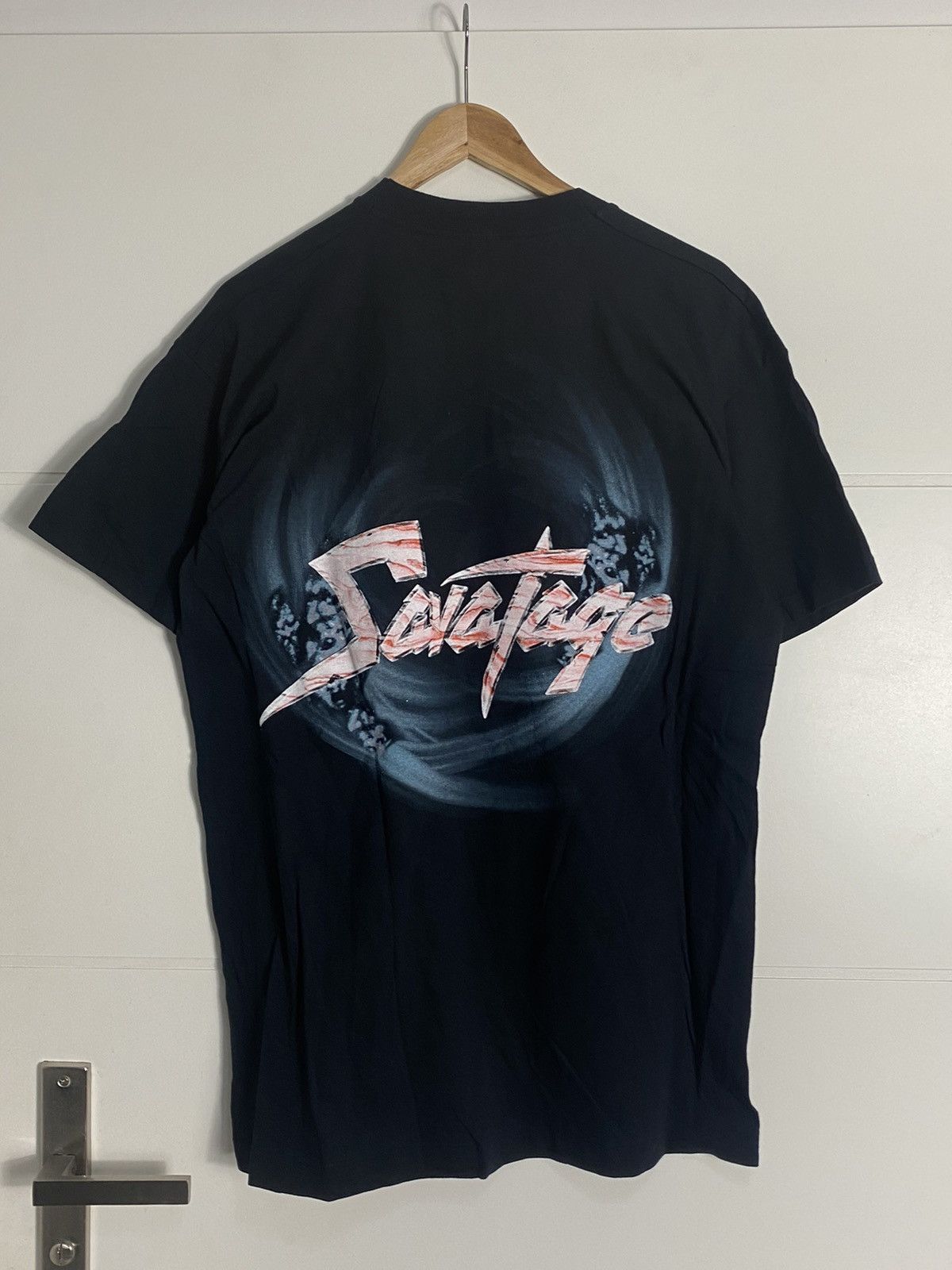 Band Tees 1993 Savatage Edge Of Thorn Vintage Band Tee Size US XL / EU 56 / 4 - 2 Thumbnail