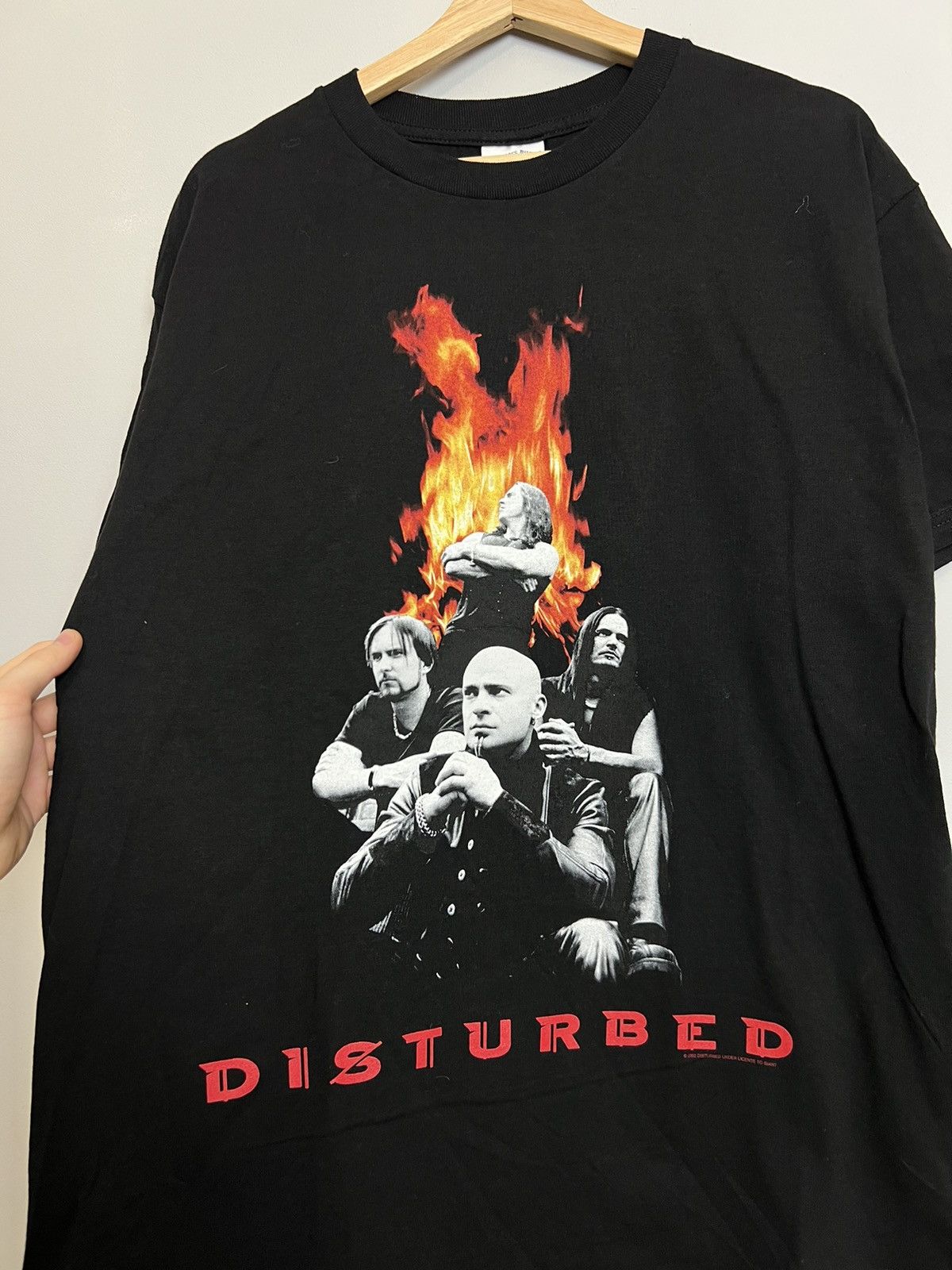 Band Tees Vintage 2002 Y2K Disturbed Nu Metal Band Tee Size Large Size US L / EU 52-54 / 3 - 3 Thumbnail