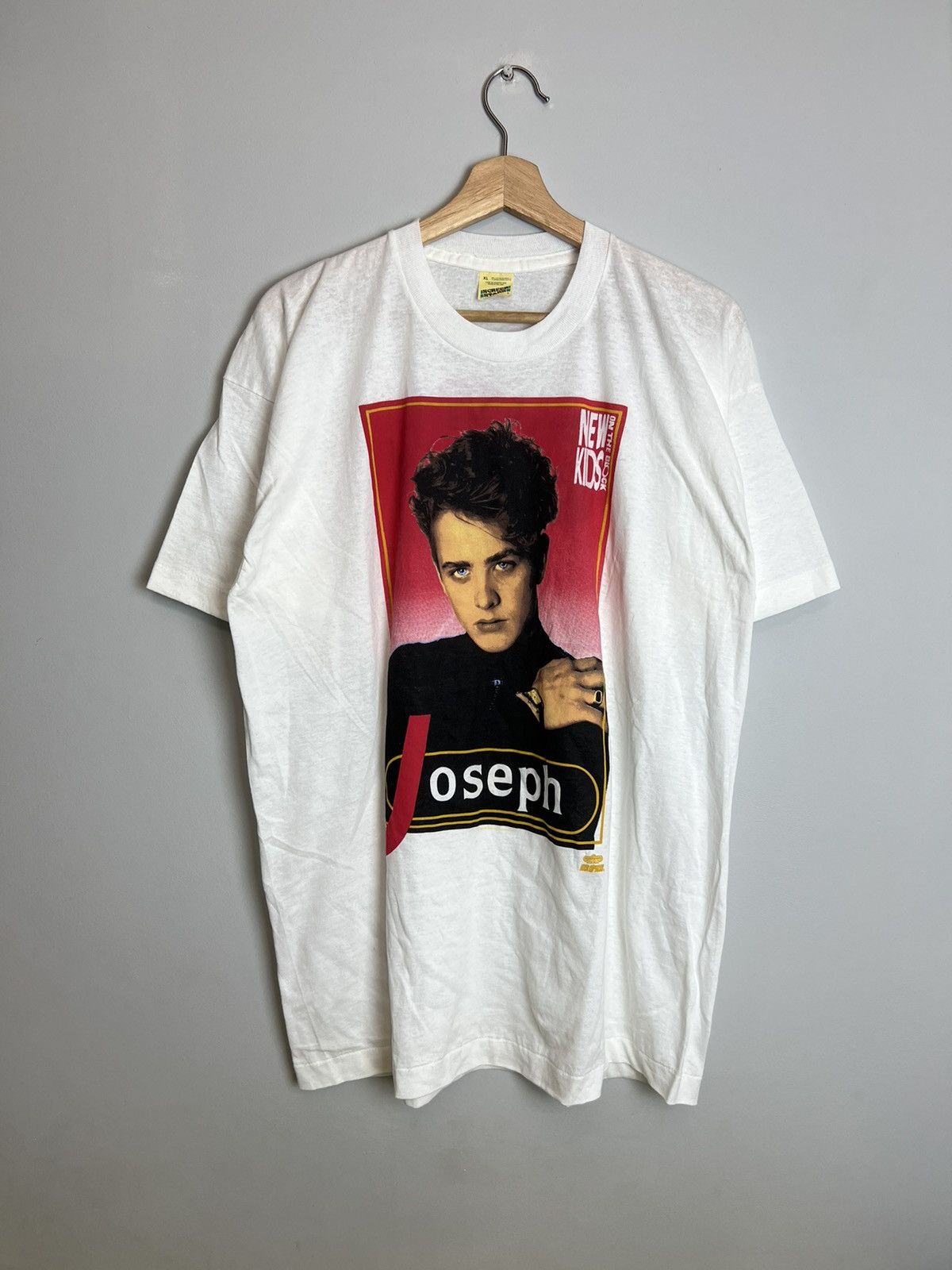 Band Tees VINTAGE 90S NEW KIDS ON THE BLOCK T-SHIRT Size US XL / EU 56 / 4 - 1 Thumbnail