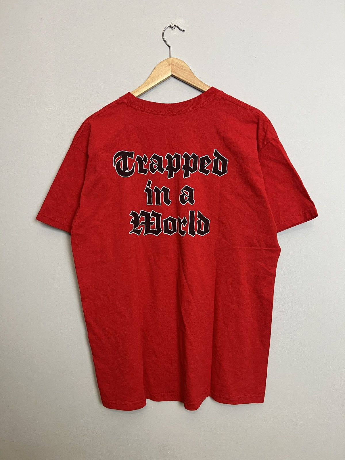 Band Tees Rare 00s Terror Trapped In A World Hardcore Band Tshirt Y2K Size US L / EU 52-54 / 3 - 2 Thumbnail