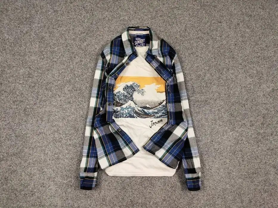 Flannel Vintage Flannel Shirt Travis Scott Style Size US M / EU 48-50 / 2 - 1 Thumbnail