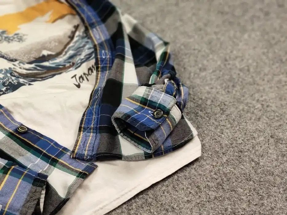 Flannel Vintage Flannel Shirt Travis Scott Style Size US M / EU 48-50 / 2 - 8 Thumbnail
