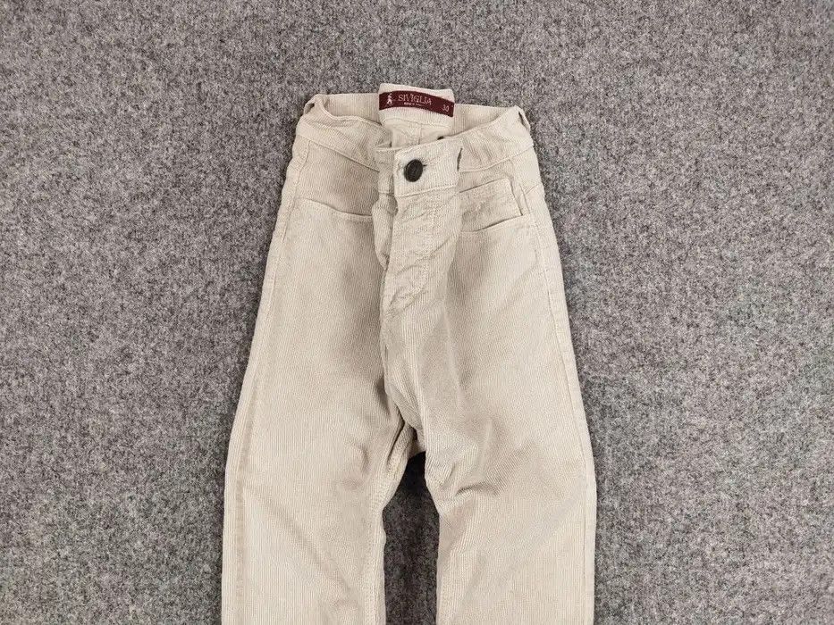 Siviglia Siviglia Casual Trousers Micro Corduroy Beige Mens Pants Size US 30 / EU 46 - 3 Thumbnail
