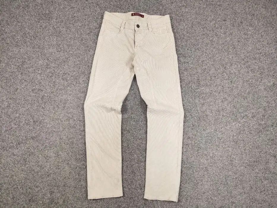 Siviglia Siviglia Casual Trousers Micro Corduroy Beige Mens Pants Size US 30 / EU 46 - 5 Thumbnail