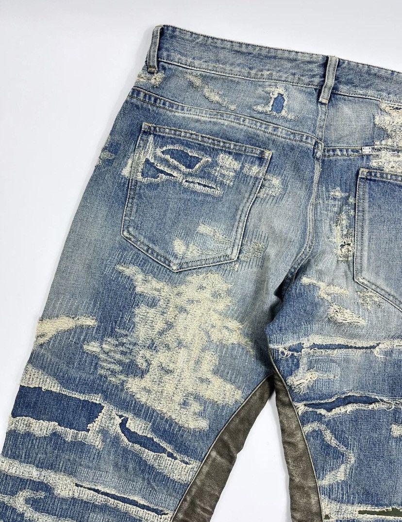 Givenchy GIVENCHY BY ALYX JAPANESE DISTRESSED STRAIGHT-LEG JEANS Size US 35 - 8 Thumbnail