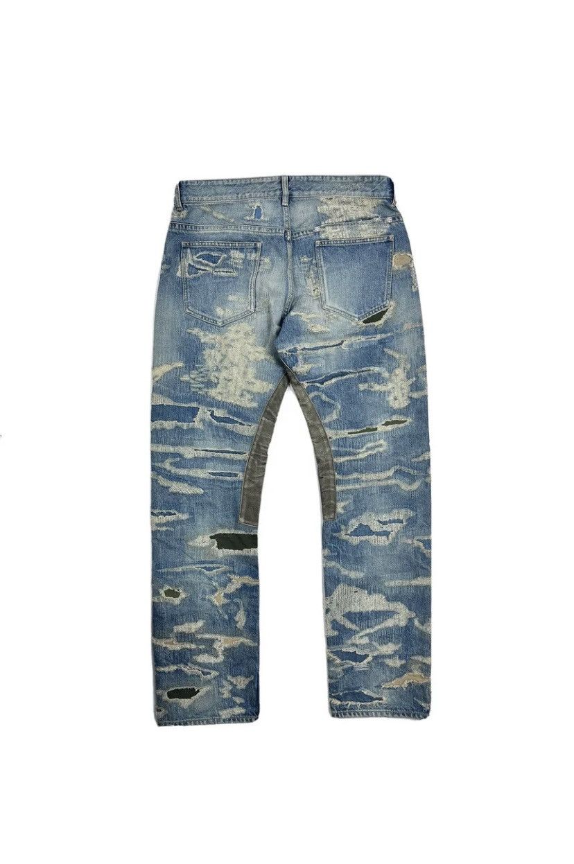 Givenchy GIVENCHY BY ALYX JAPANESE DISTRESSED STRAIGHT-LEG JEANS Size US 35 - 5 Thumbnail