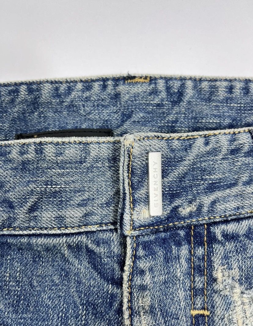 Givenchy GIVENCHY BY ALYX JAPANESE DISTRESSED STRAIGHT-LEG JEANS Size US 35 - 11 Thumbnail