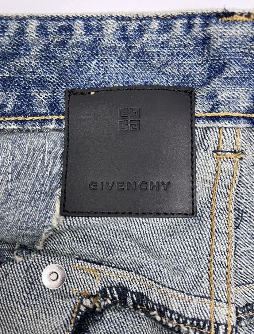 Givenchy GIVENCHY BY ALYX JAPANESE DISTRESSED STRAIGHT-LEG JEANS Size US 35 - 10 Thumbnail