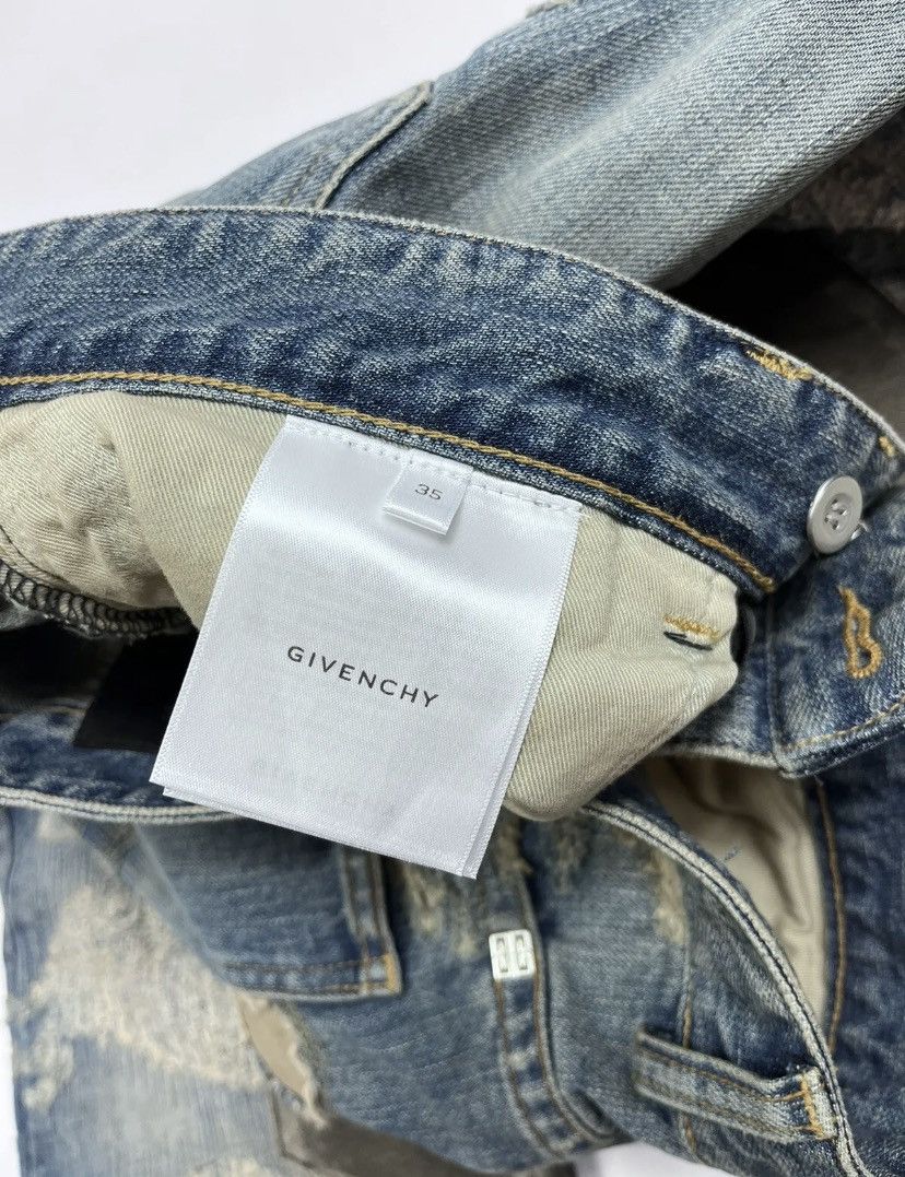 Givenchy GIVENCHY BY ALYX JAPANESE DISTRESSED STRAIGHT-LEG JEANS Size US 35 - 12 Thumbnail