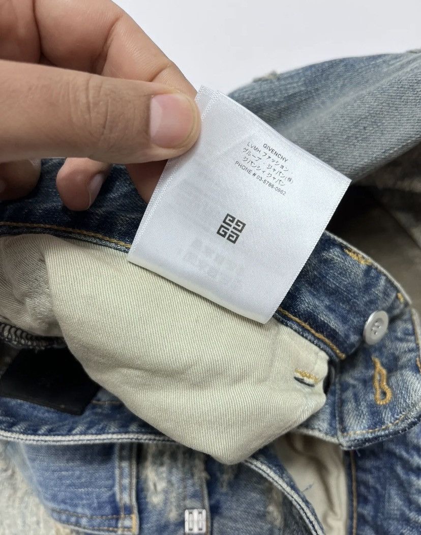 Givenchy GIVENCHY BY ALYX JAPANESE DISTRESSED STRAIGHT-LEG JEANS Size US 35 - 14 Thumbnail