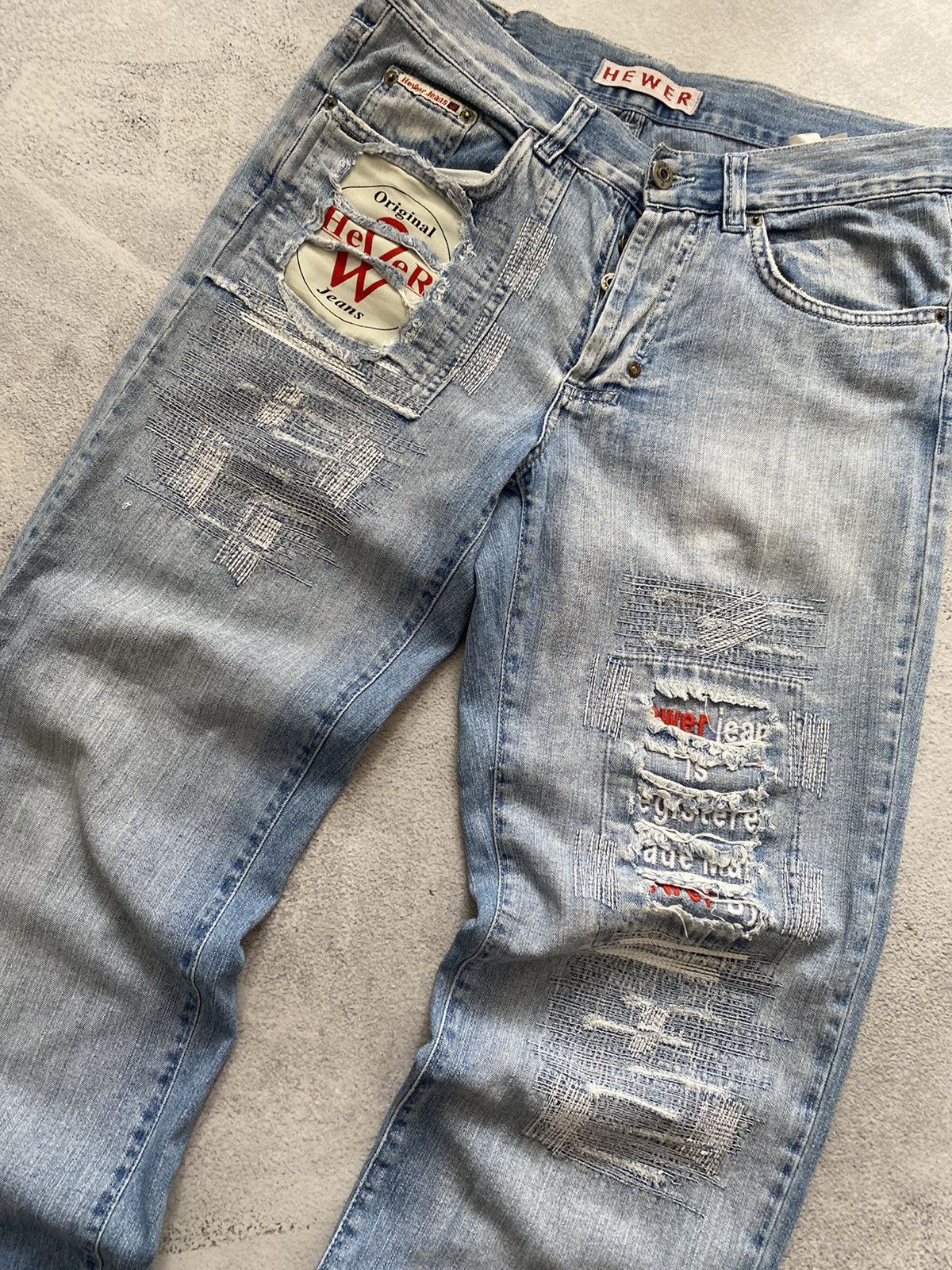 Japanese Brand rare Y2K crazy rap pants Size US 30 / EU 46 - 3 Thumbnail