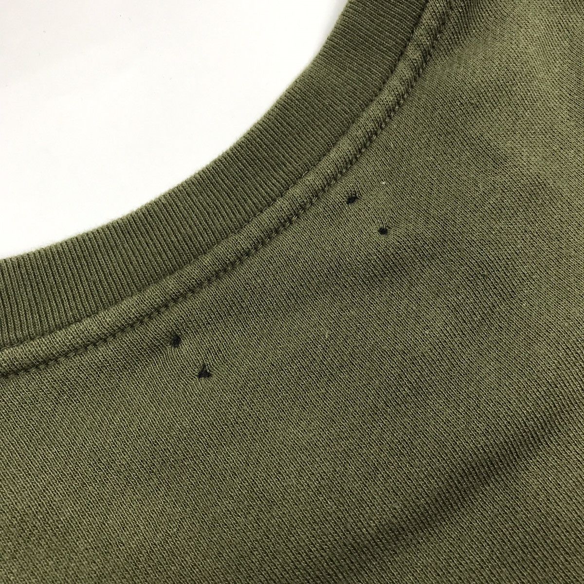 Amiri AMIRI PATCH WORK CREW NECK OLIVE SWEATSHIRT Size US L / EU 52-54 / 3 - 14 Thumbnail