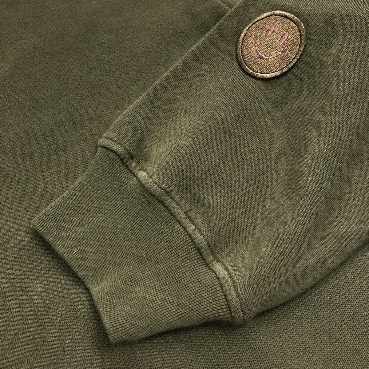 Amiri AMIRI PATCH WORK CREW NECK OLIVE SWEATSHIRT Size US L / EU 52-54 / 3 - 12 Thumbnail