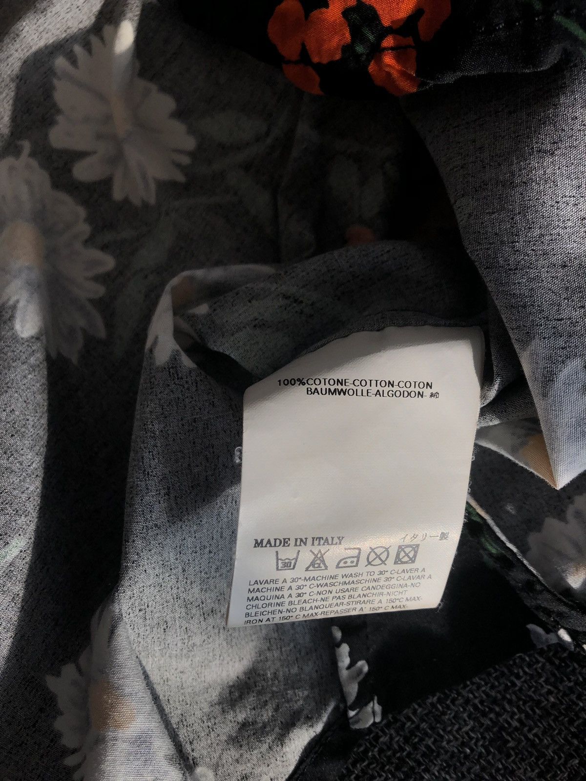 Dsquared2 Dsquared2 Floral Black Button Down Shirt Size Small Size US S / EU 44-46 / 1 - 7 Thumbnail