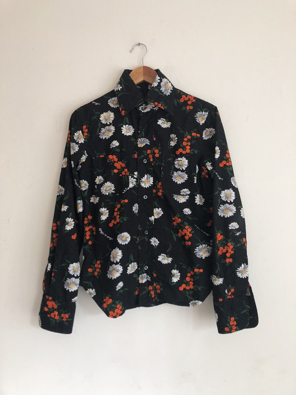 Dsquared2 Dsquared2 Floral Black Button Down Shirt Size Small Size US S / EU 44-46 / 1 - 2 Thumbnail