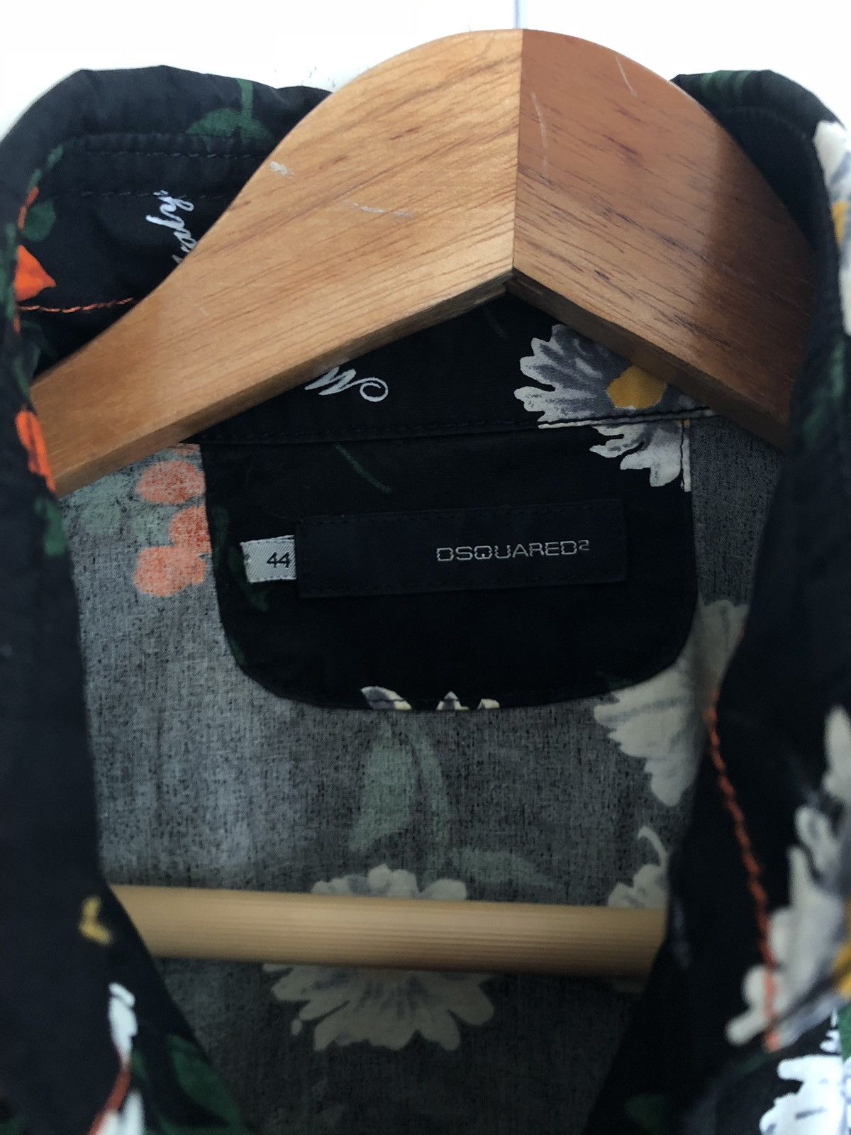 Dsquared2 Dsquared2 Floral Black Button Down Shirt Size Small Size US S / EU 44-46 / 1 - 3 Thumbnail