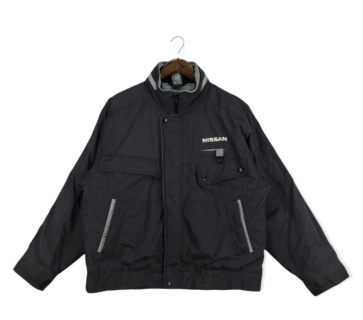 Japanese Brand Vintage Nissan Bomber Jacket Size US L / EU 52-54 / 3 - 1 Thumbnail