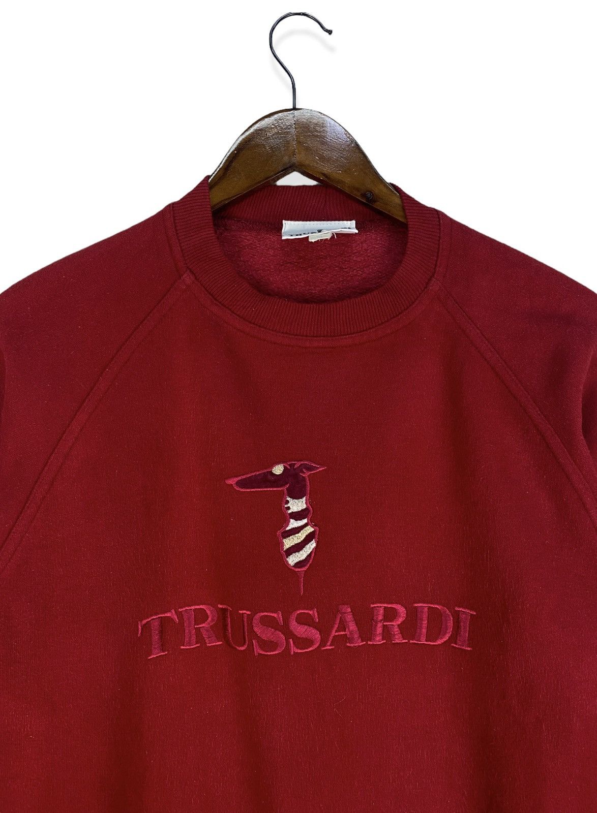 Trussardi Trussardi Big Logo Sweatshirt Size US M / EU 48-50 / 2 - 2 Thumbnail