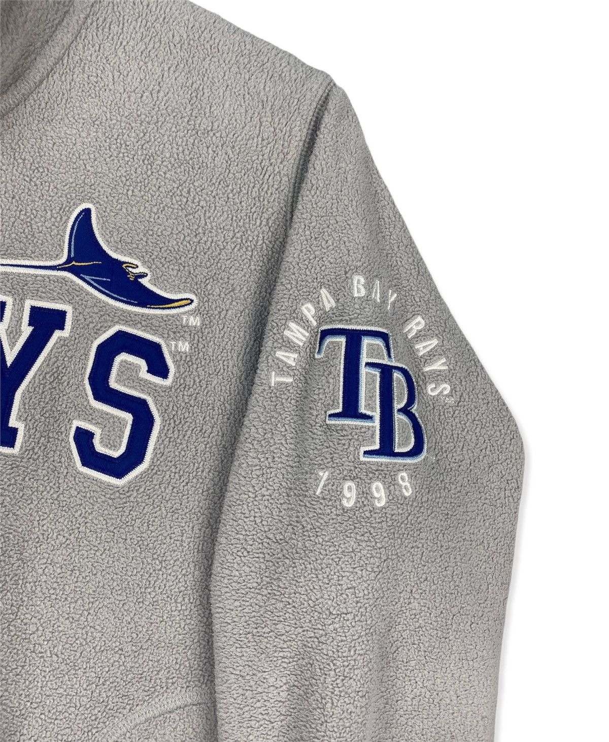 MLB Vintage Tampa Bay Rays Fleece Size US L / EU 52-54 / 3 - 3 Thumbnail