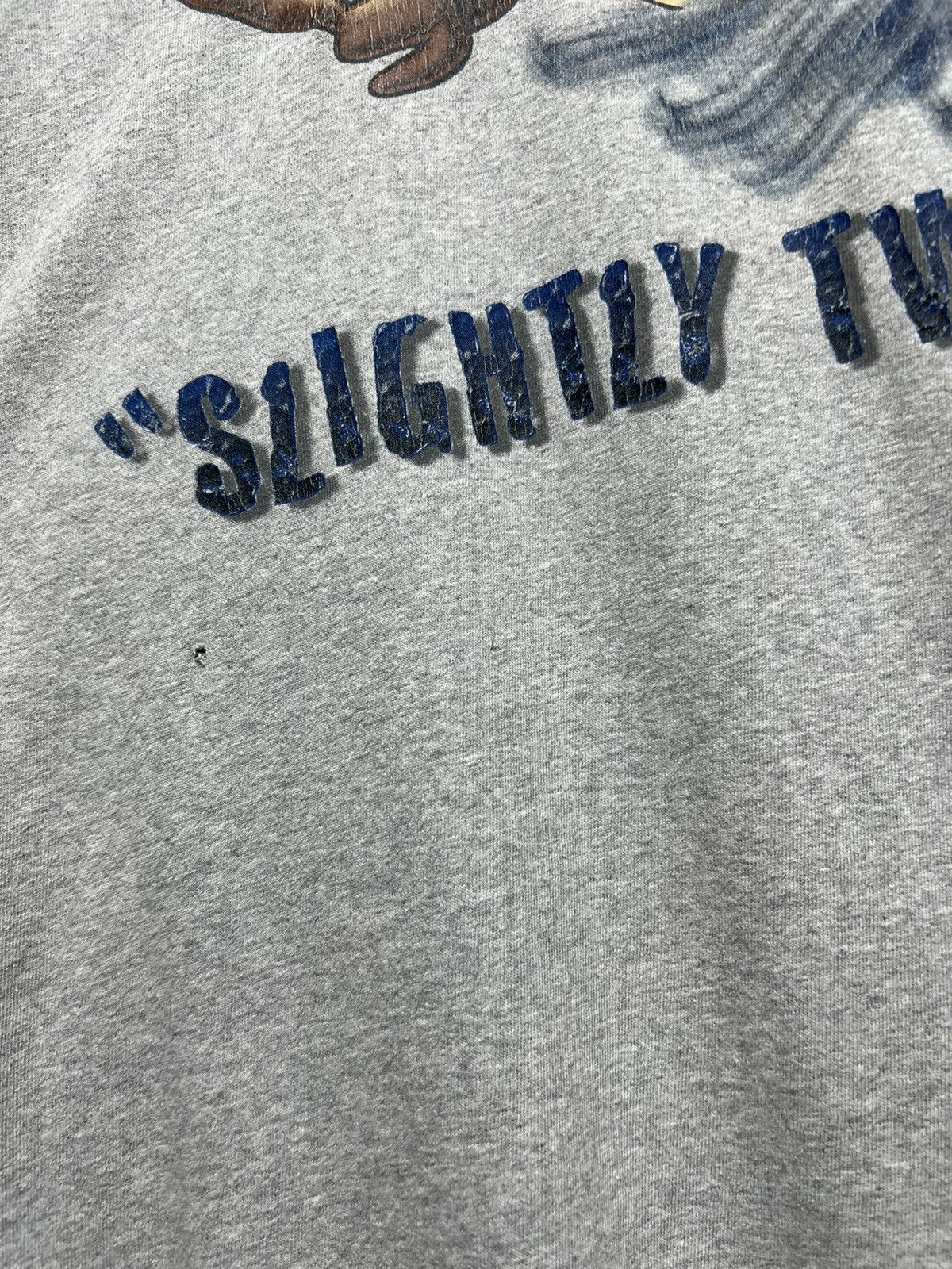 Vintage Vintage Y2k 1997 Looney Tunes Taz Slightly Twisted T-Shirt Size US XL / EU 56 / 4 - 5 Thumbnail