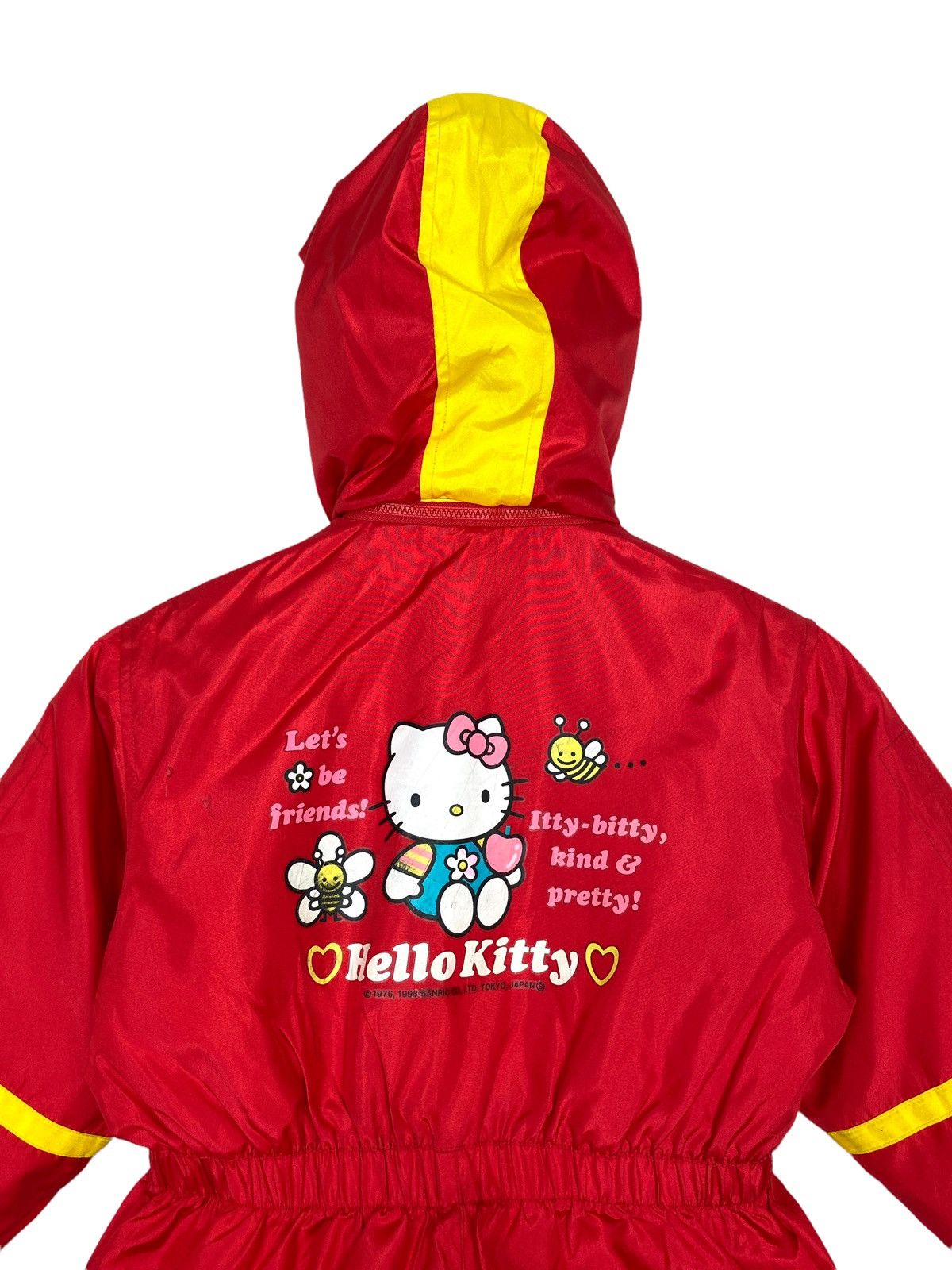 Japanese Brand Rare‼️ Vintage Hello Kitty Ski Coverall Big Logo (For Kids) Size US 26 / EU 42 - 2 Thumbnail